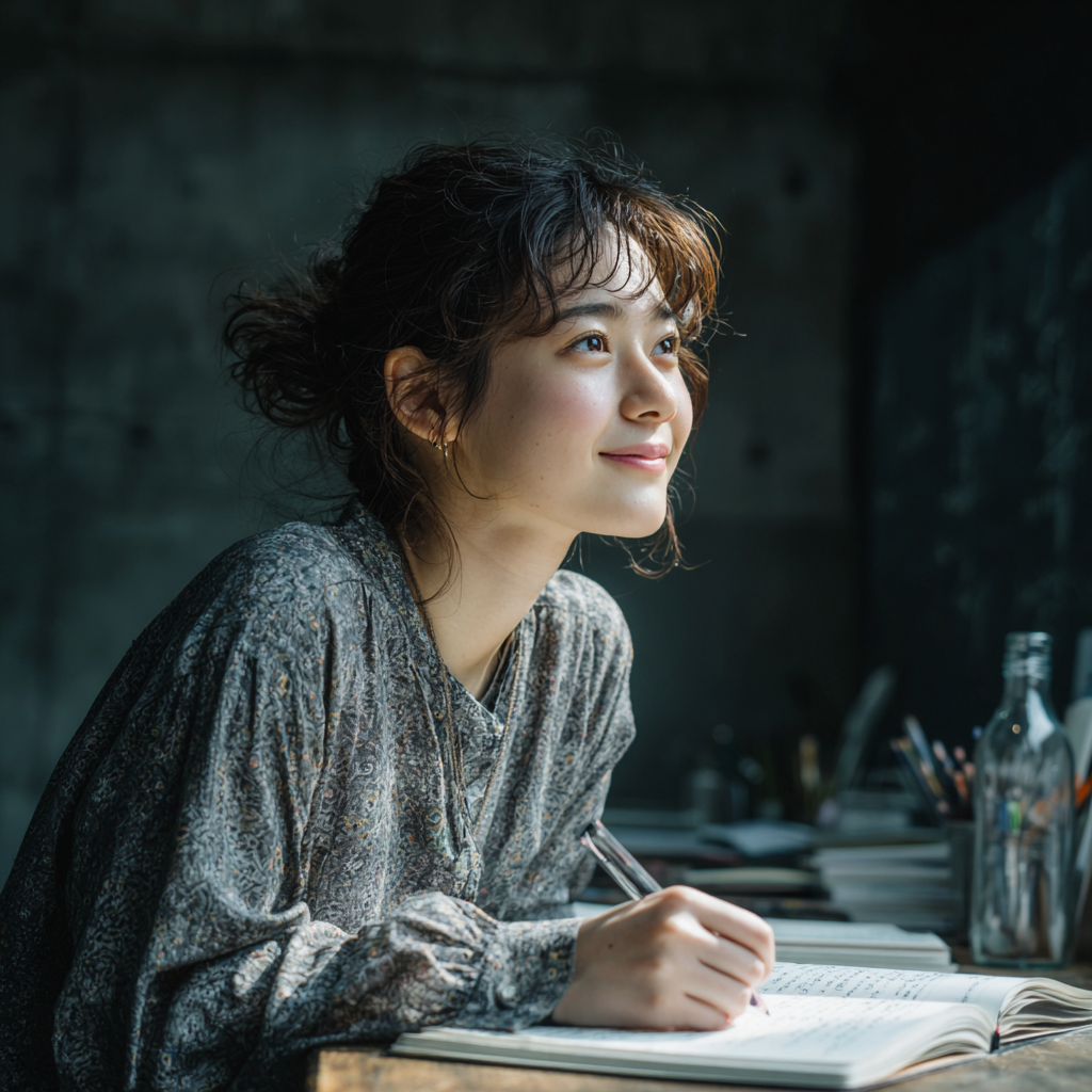 論理的に文章を書く作業風景
