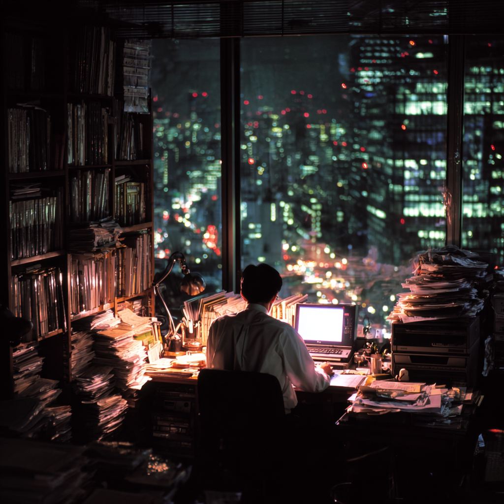 ビジネス書類を作成しているイメージ